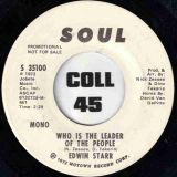 Edwin Starr – Who Is The Leader Of The People STEREO b/w MONO Version – Soul DJ 7″
