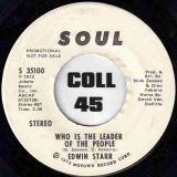 Edwin Starr – Who Is The Leader Of The People STEREO b/w MONO Version – Soul DJ 7″