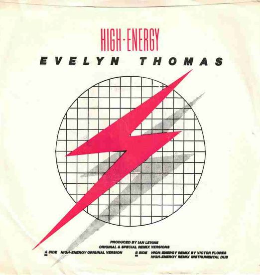 Evelyn Thomas - High-Energy b/w Original UK Version - TSR 7"