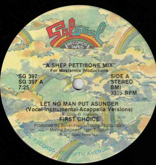 First Choice - Let No Man Put Asunder - Salsoul 12"