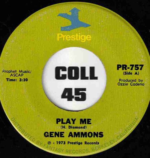 Gene Ammons - Play Me b/w Lady Sings The Blues - Prestige 7"