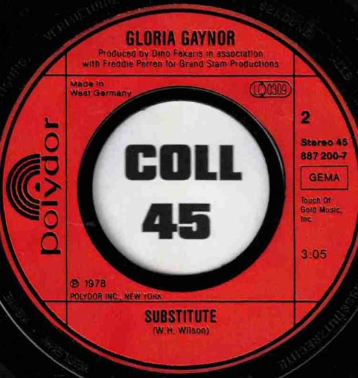 GloriaGaynor-Substitute-PolydorGER45LABELB01