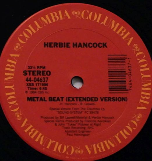 HerbieHancock-MetalBeat-Columbia12LABELA01