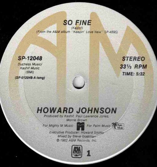 Howard Johnson - So Fine b/w This Is Heaven - A&M 12"