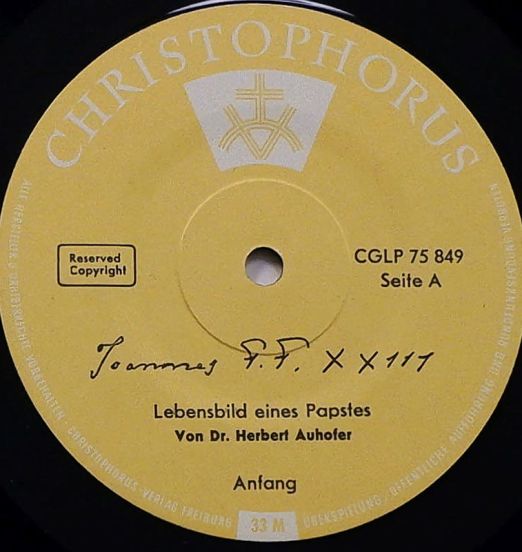 JohannesXXIII-LebensliedEinesPapstes-ChristophorusGERLPLABELA01