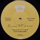 Johannes XXIII – Lebenslied Eines Papstes – Christophorus GER LP