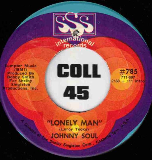 JohnnySoul-LonelyMan-SSSInternational45LABELA01