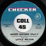 Little Milton – Sweet Sixteen Part 1 b/w Part 2 – Checker 7″