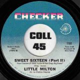 Little Milton – Sweet Sixteen Part 1 b/w Part 2 – Checker 7″