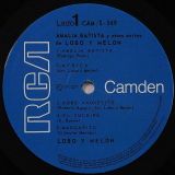 Lobo Y Melon – Amalia Batista Y Otros Éxitos De Lobo Y Melón – RCA Camden MX LP