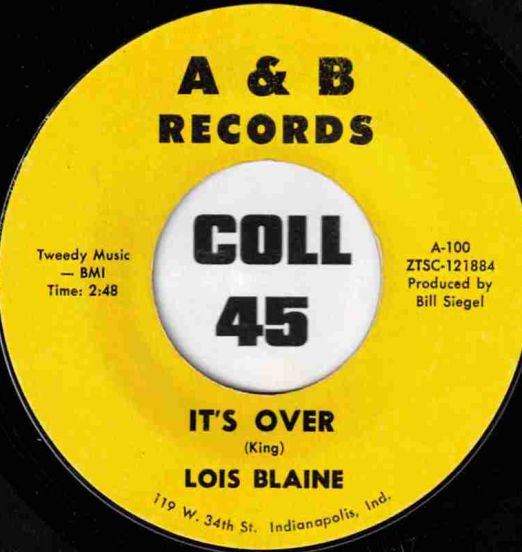 LoisBlaine-It'sOver-A&B45JINGLEB01