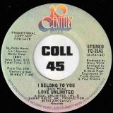 Love Unlimited – I Belong To You STEREO b/w MONO Version – 20th Century DJ 7″