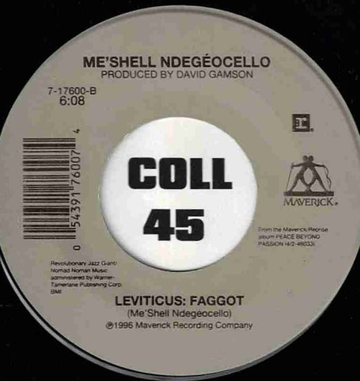 Me'ShellNdegéocello-LeviticusFaggot-Maverick45LABELB01