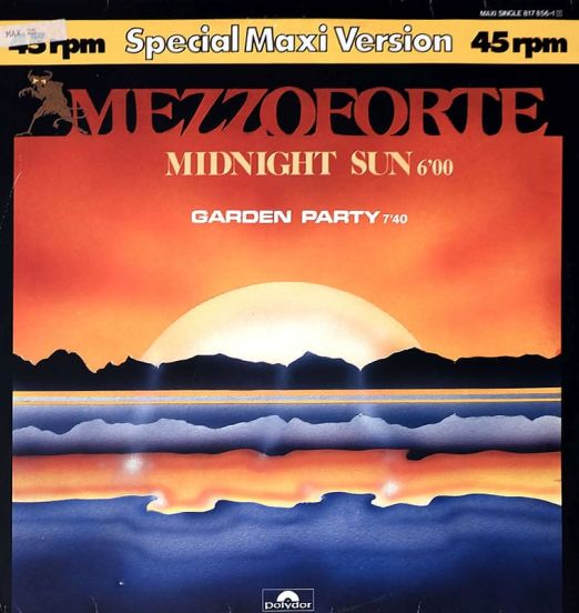 Mezzoforte - Midnight Sun b/w Garden Party (Live Version) - Polydor GER 12"