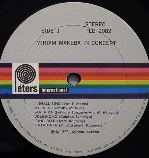 MiriamMakeba-MiriamMakebaInConcert-PetersInternationalLPLABELA01