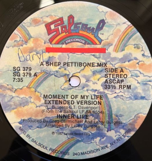 Inner Life - Moment Of My Life - Salsoul 12"