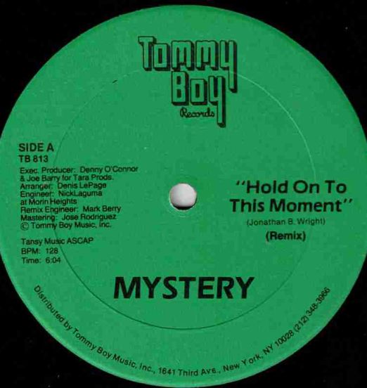 Mystery - Hold On To This Moment - Tommy Boy 12"