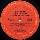 O.C. Smith – Help Me Make It Through The Night – Columbia LP