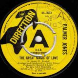 Palmer Jones – Dancing Master b/w The Great Magic Of Love – Direction UK 7″