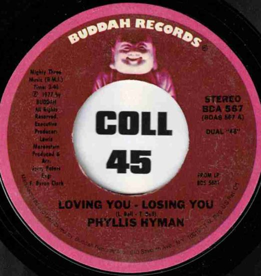 Phyllis Hyman - Loving You - Losing You b/w Children Of The World - Buddah 7"