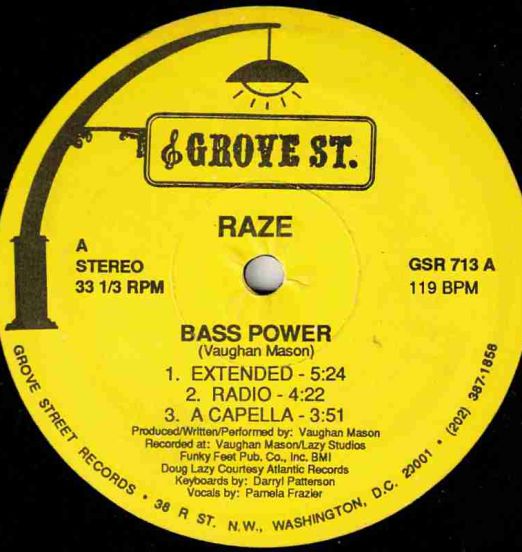 Raze - Bass Power - Grove St. 12"