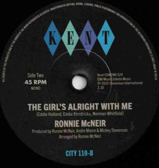 RonnieMcNeir-TheGirl’sAlrightWithMe-KentSelectUK45LABELB01