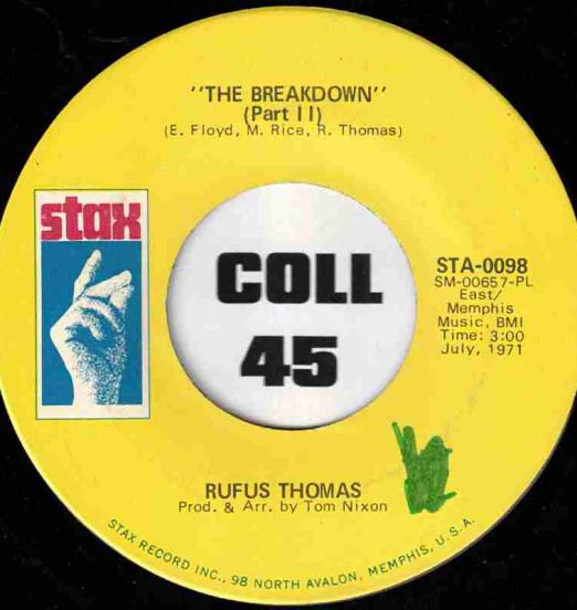 RufusThomas-TheBreakdownLABELB