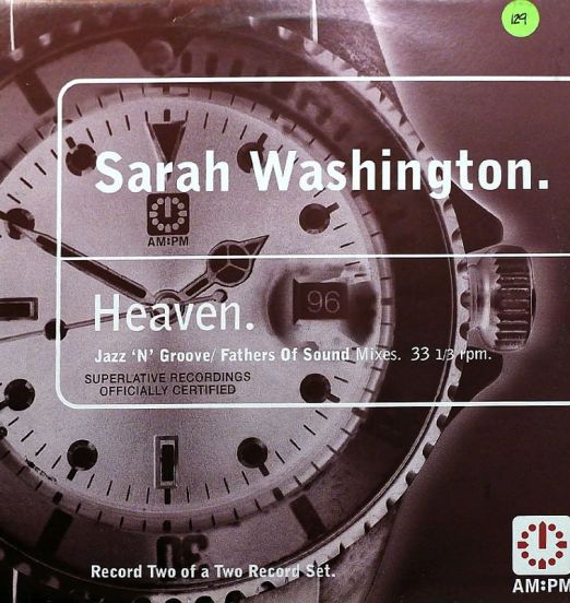 Sarah Washington - Heaven - AMPM EU 12"