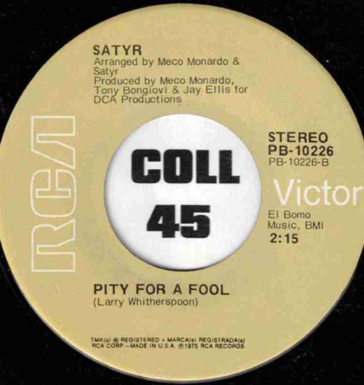 Satyr-PityForAFool-Rca45EXJINGLEB01
