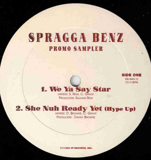 Spragga Benz - Promo Sampler - VP DJ 12"
