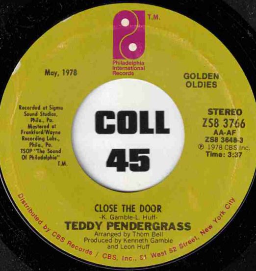 TeddyPendergrass-CloseTheDoorLABELA