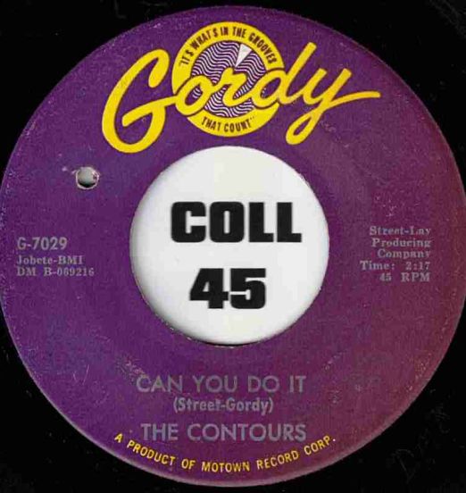 The Contours - Can You Do It b/w I'll Stand By You - Gordy 7"