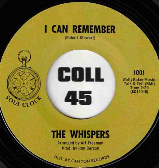 TheWhispers-ICanRemember-SoulClock45LABELB01