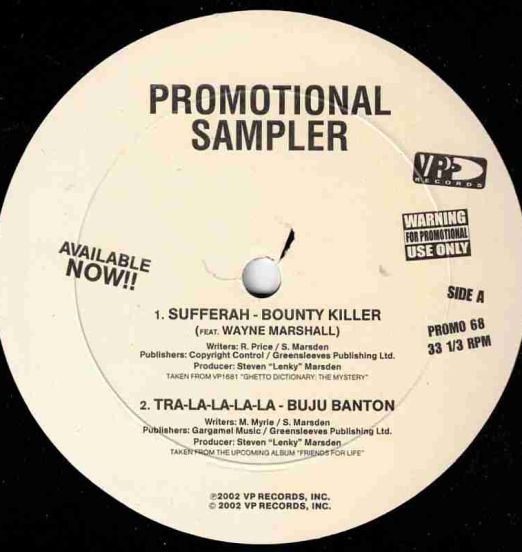 VA - Promotional Sampler - VP DJ 12"