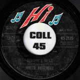 Willie Mitchell – Robbin’s Nest b/w Six To Go – Hi 7″