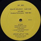 Billie Holiday – Lady Lives Volume 1: Broadcast Performances 1949-1953 – ESP-Disk’ LP