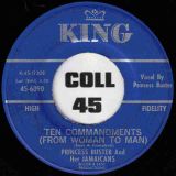 Princess Buster And Her Jamaicans – Ten Commandments (From Woman To Man) b/w Byron Lee And The Dragonaires – Papa Jack – King 7″