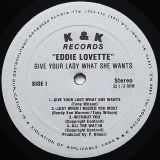 Eddie Lovette – Give Your Lady What She Wants – K & K LP