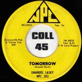 Emanuel Lasky – I Need Somebody b/w Tomorrow – NPC 7″
