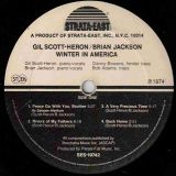 Gil Scott-Heron & Brian Jackson – Winter In America – Strata-East LP
