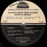 Gil Scott-Heron & Brian Jackson – Winter In America – Strata-East LP