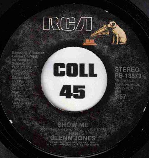 Glenn Jones - Show Me b/w On The Floor - RCA 7"