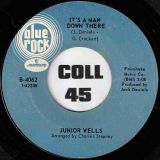 Junior Wells – Girl You Lit My Fire b/w It’s A Man Down There – Blue Rock 7″