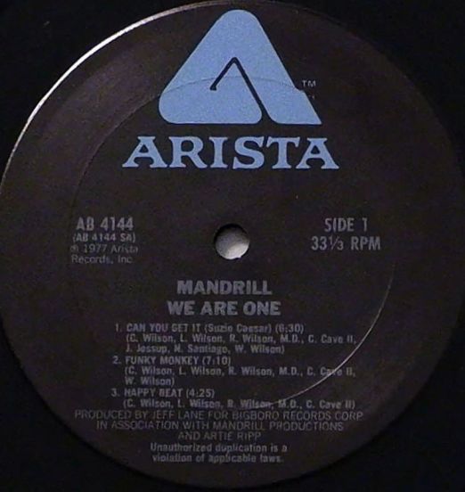 Mandrill-WeAreOne-AristaLPLABELA01