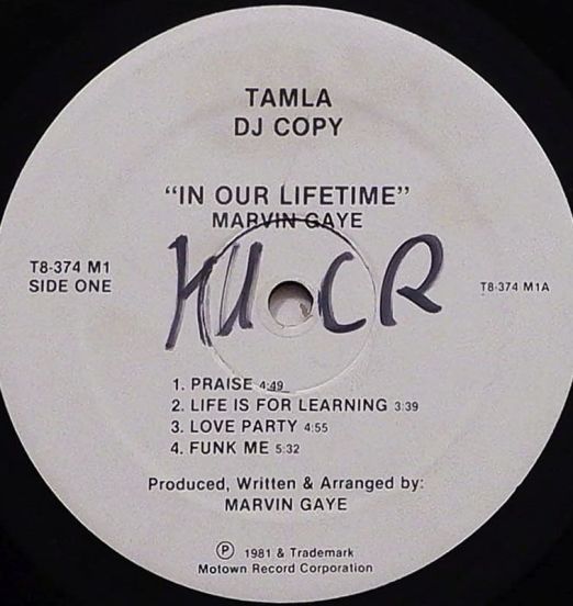 Marvin Gaye - In Our Lifetime - Tamla DJ LP