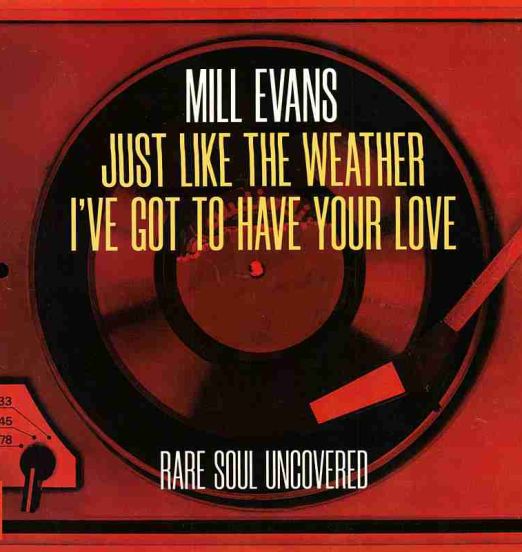 Mill Evans - Just Like The Weather b/w I've Got To Have Your Love - Charly UK 7"