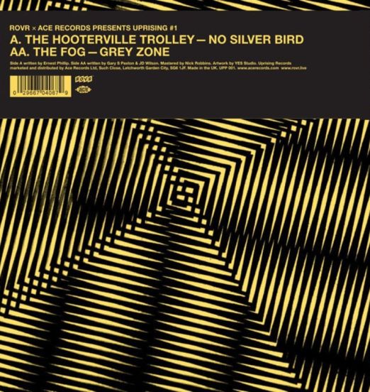 *COMING SOON!* The Hooterville Trolley - The Silver Bird b/w The Fog - Grey Zone - Uprising UK 7"