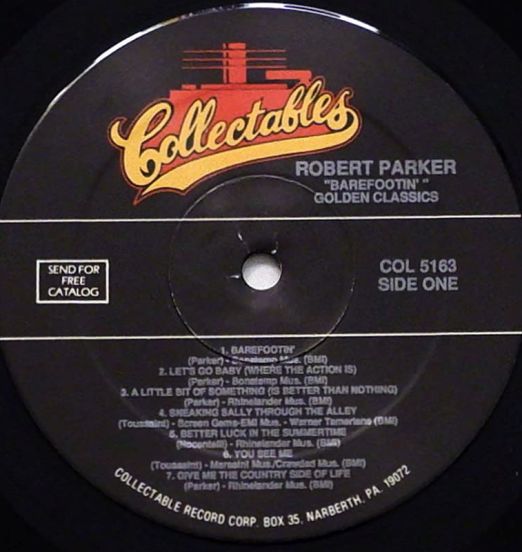 RobertParker-Barefootin'Plus13MoreGoldenClassics-CollectablesLPLABELA01