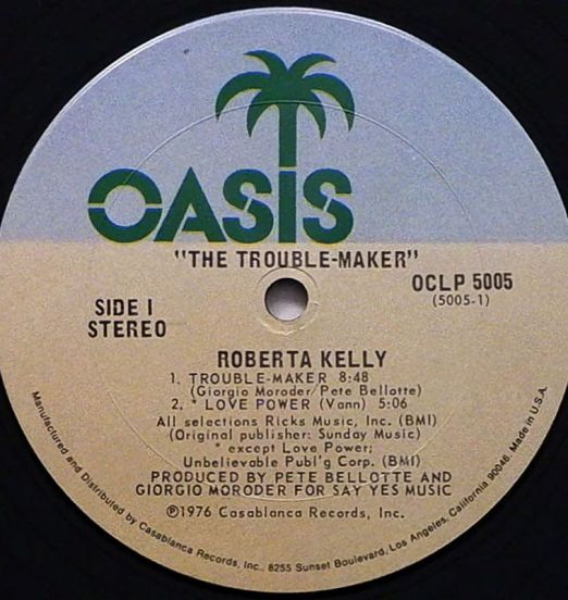 RobertaKelly-TroubleMaker-OasisLPLABELA01