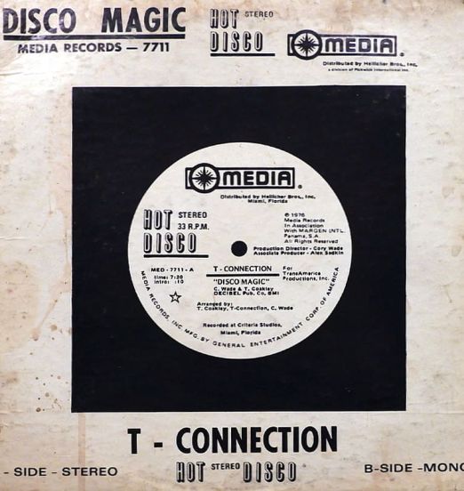 T-Connection - Disco Magic STEREO b/w MONO Version - Media DJ 12"